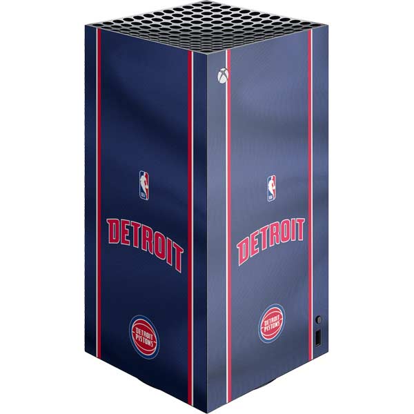 NBA Detroit Pistons Jersey XBox Series X Digital Edition Console Skin