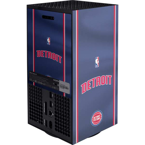 NBA Detroit Pistons Jersey XBox Series X Digital Edition Console Skin