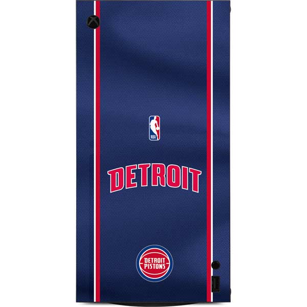 NBA Detroit Pistons Jersey XBox Series X Digital Edition Console Skin