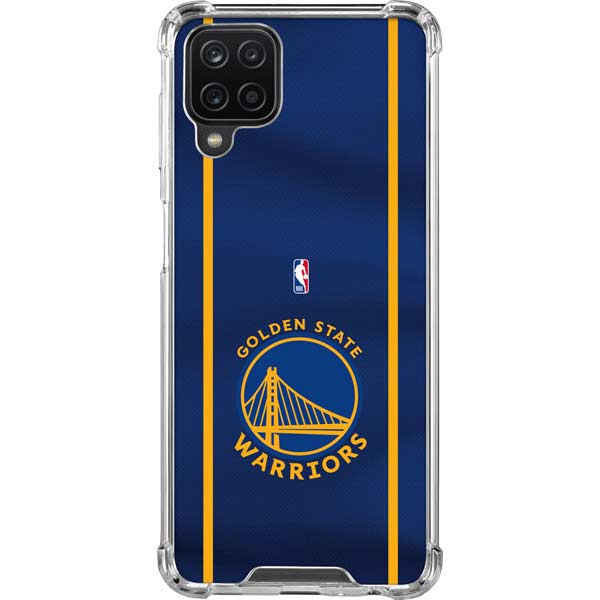 NBA Golden State Warriors Jersey Galaxy A12 Clear Case