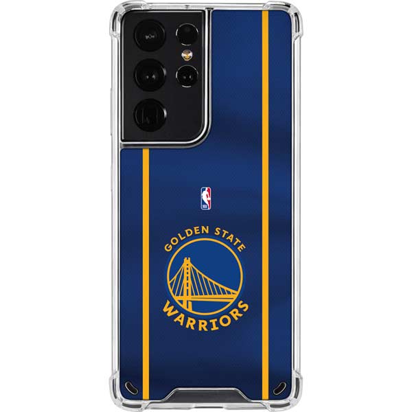 NBA Golden State Warriors Jersey Galaxy S21 Ultra 5G Clear Case