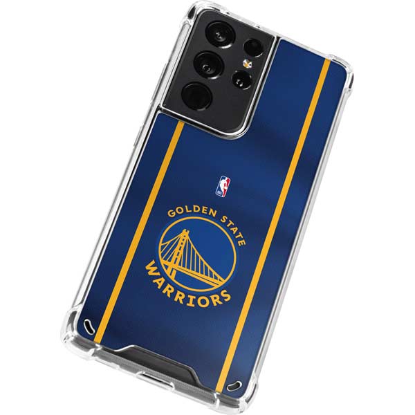 NBA Golden State Warriors Jersey Galaxy S21 Ultra 5G Clear Case