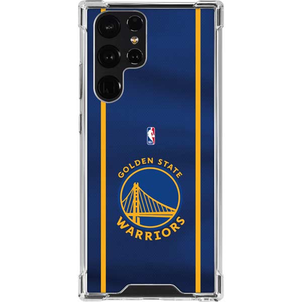 NBA Golden State Warriors Jersey Galaxy S24 Ultra Clear Case