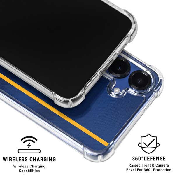 NBA Golden State Warriors Jersey Galaxy S25 Clear Case