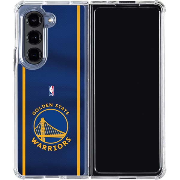 NBA Golden State Warriors Jersey Galaxy Z Fold5 5G Clear Case