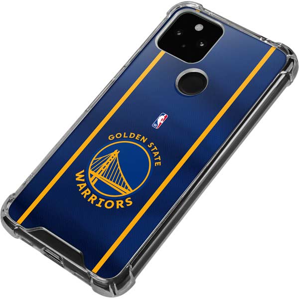NBA Golden State Warriors Jersey Google Pixel 4a 5G Clear Case