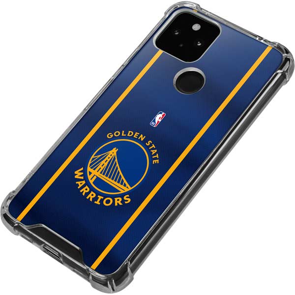 NBA Golden State Warriors Jersey Google Pixel 5a 5G Clear Case