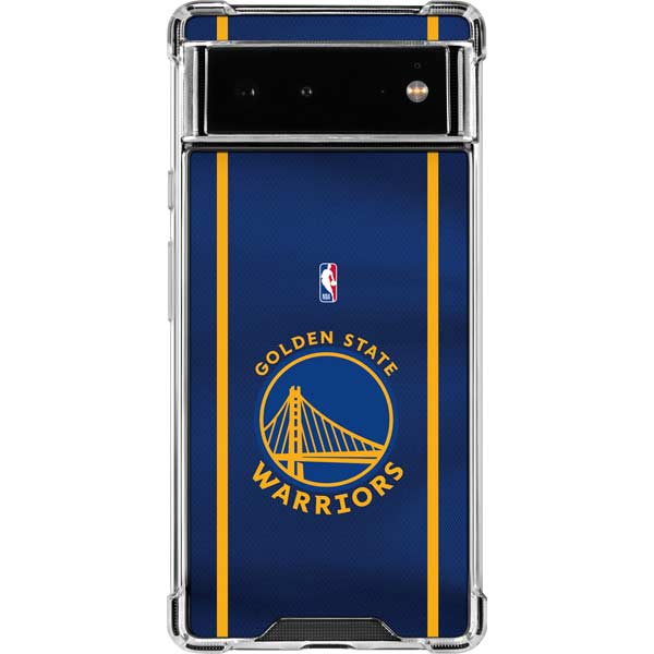 NBA Golden State Warriors Jersey Google Pixel 6 Clear Case