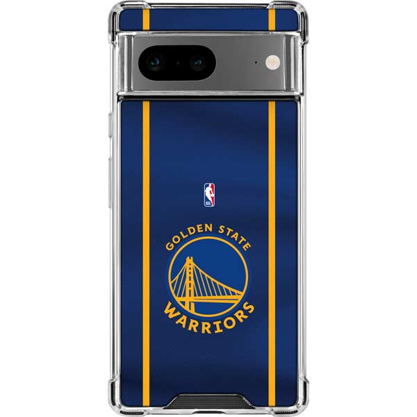 NBA Golden State Warriors Jersey Google Pixel 8 Clear Case