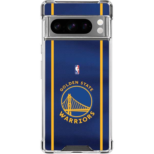 NBA Golden State Warriors Jersey Google Pixel 8 Pro Clear Case