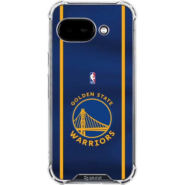 NBA Golden State Warriors Jersey Google Pixel 9a Clear Case