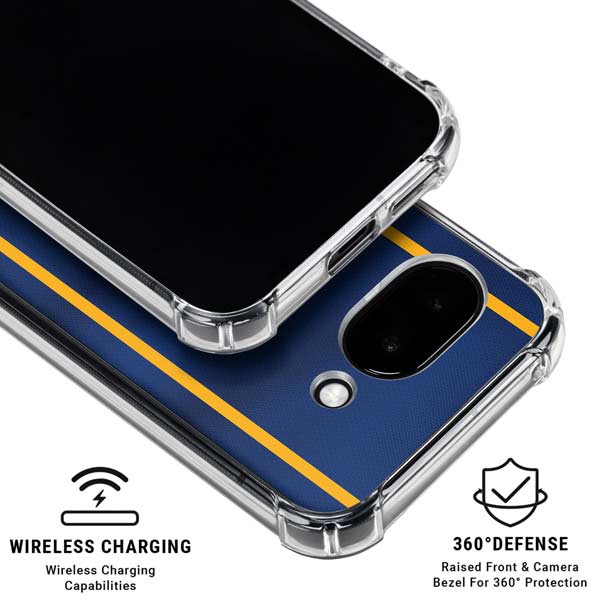 NBA Golden State Warriors Jersey Google Pixel 9a Clear Case