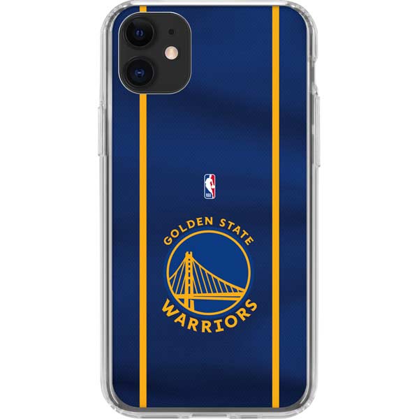 NBA Golden State Warriors Jersey iPhone 11 Clear Case