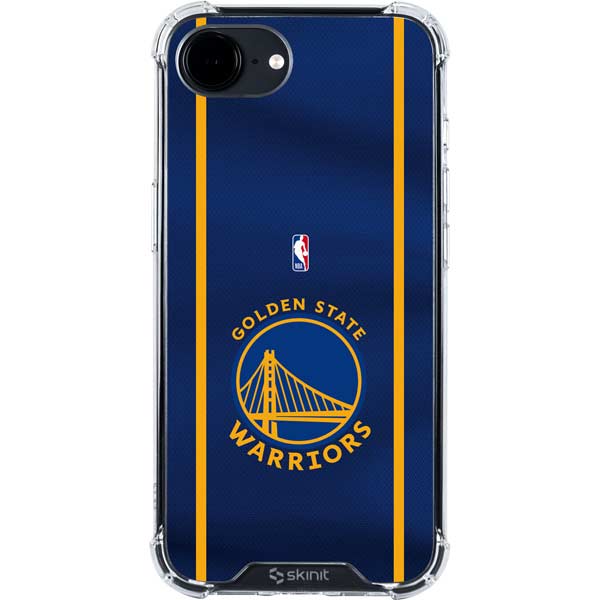 NBA Golden State Warriors Jersey iPhone 16e Clear Case