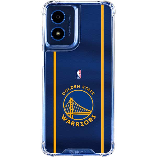 NBA Golden State Warriors Jersey Moto G Play 4G (2024) Clear Case