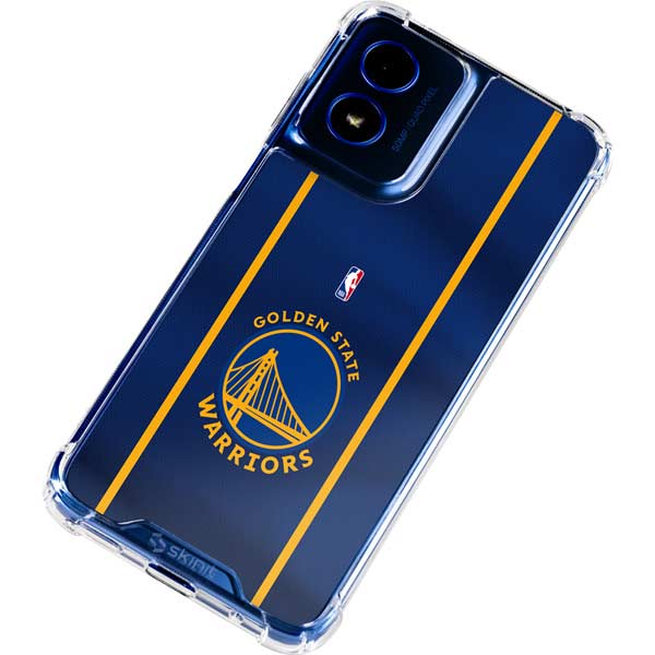 NBA Golden State Warriors Jersey Moto G Play 4G (2024) Clear Case