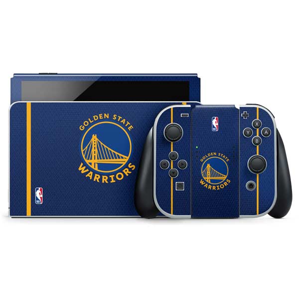 NBA Golden State Warriors Jersey Nintendo Switch OLED (2021) Skin