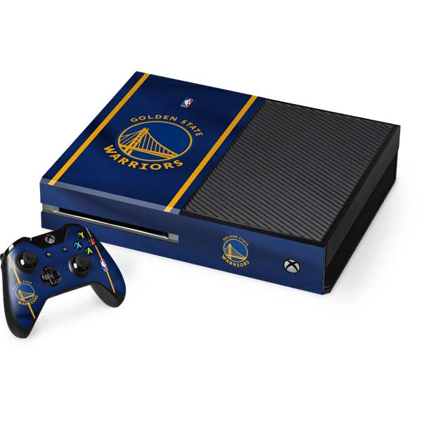 NBA Golden State Warriors Jersey Xbox One Console and Controller Bundle Skin