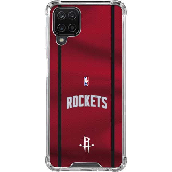 NBA Houston Rockets Jersey Galaxy A12 Clear Case