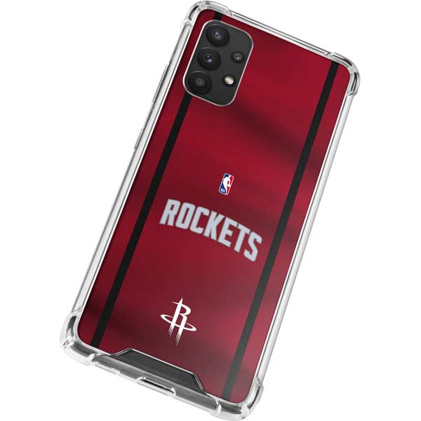 NBA Houston Rockets Jersey Galaxy A32 5G Clear Case