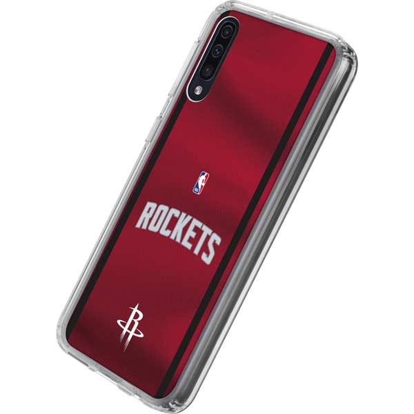 NBA Houston Rockets Jersey Galaxy A50 Clear Case