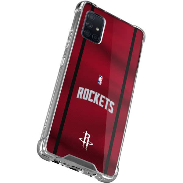 NBA Houston Rockets Jersey Galaxy A71 5G Clear Case