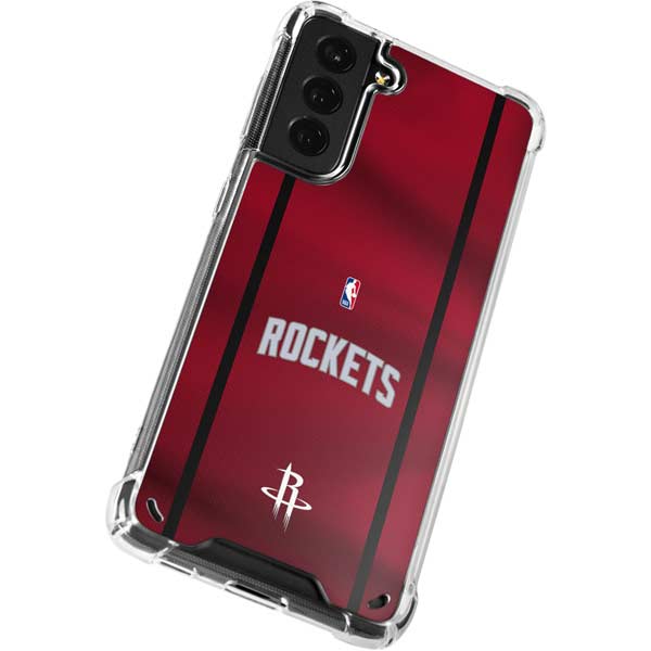 NBA Houston Rockets Jersey Galaxy S21 Plus 5G Clear Case