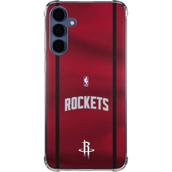 NBA Houston Rockets Jersey Galaxy S24 Clear Case