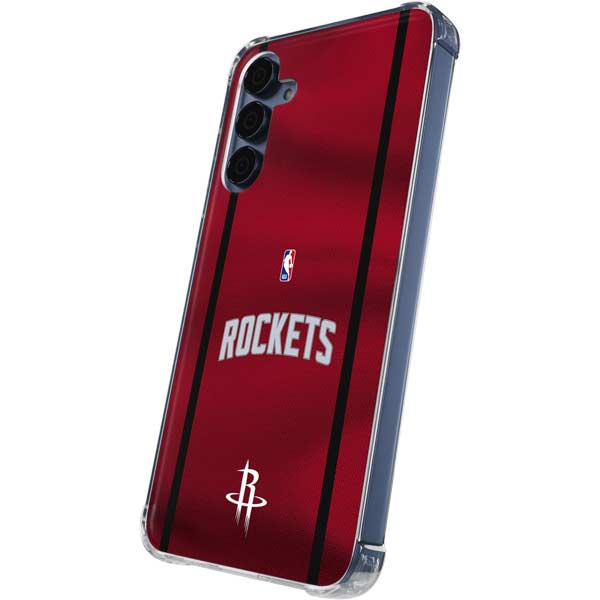 NBA Houston Rockets Jersey Galaxy S24 Clear Case