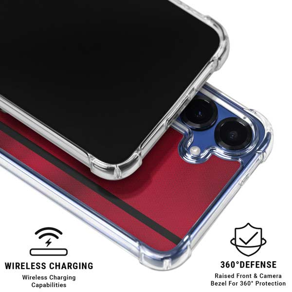 NBA Houston Rockets Jersey Galaxy S25 Plus Clear Case