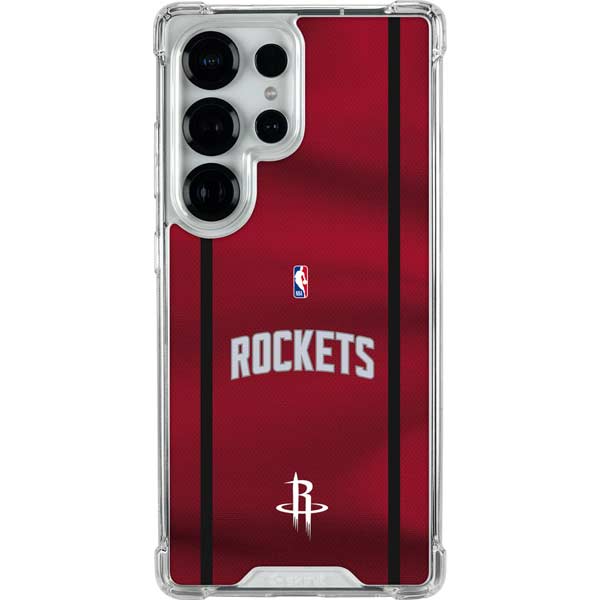 NBA Houston Rockets Jersey Galaxy S25 Ultra Clear Case