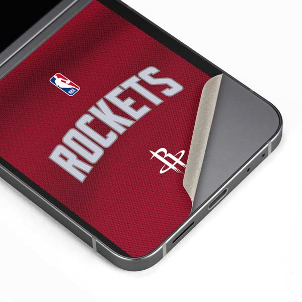 NBA Houston Rockets Jersey Galaxy Z Flip6 Skin