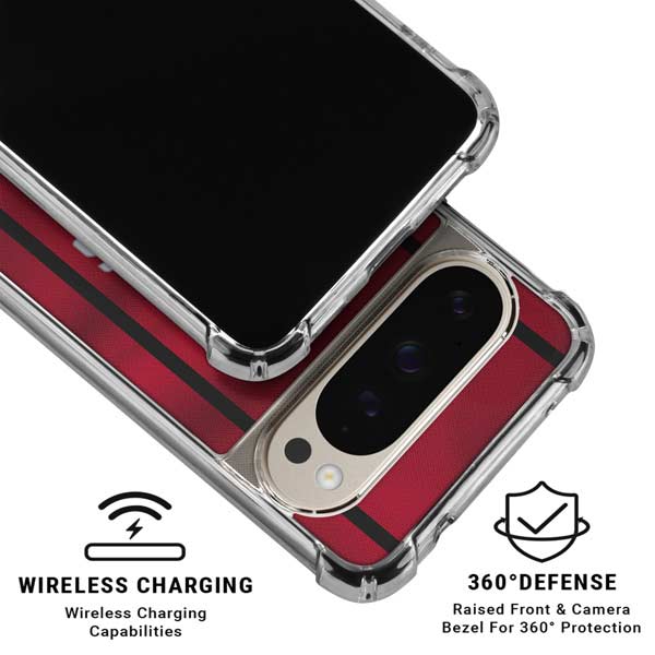 NBA Houston Rockets Jersey Google Pixel 9/9 Pro Clear Case