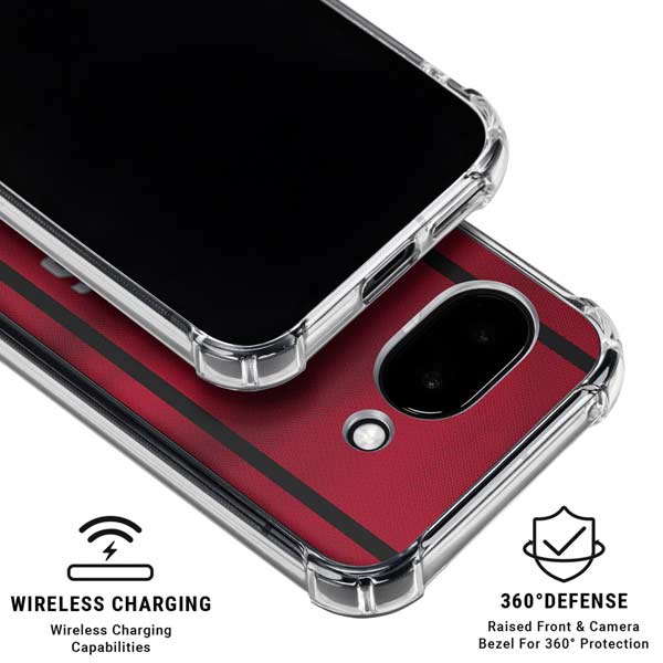 NBA Houston Rockets Jersey Google Pixel 9a Clear Case