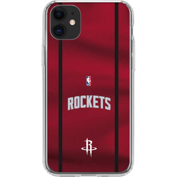 NBA Houston Rockets Jersey iPhone 11 Clear Case