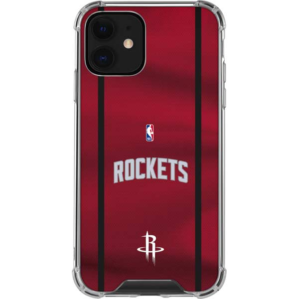 NBA Houston Rockets Jersey iPhone 12 Clear Case
