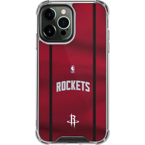 NBA Houston Rockets Jersey iPhone 14 Pro Max Clear Case