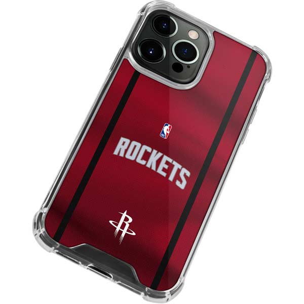 NBA Houston Rockets Jersey iPhone 14 Pro Max Clear Case