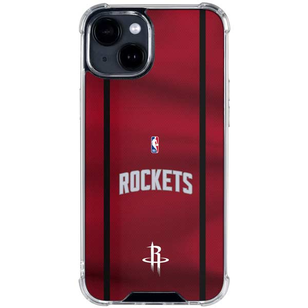 NBA Houston Rockets Jersey iPhone 15 Plus Clear Case