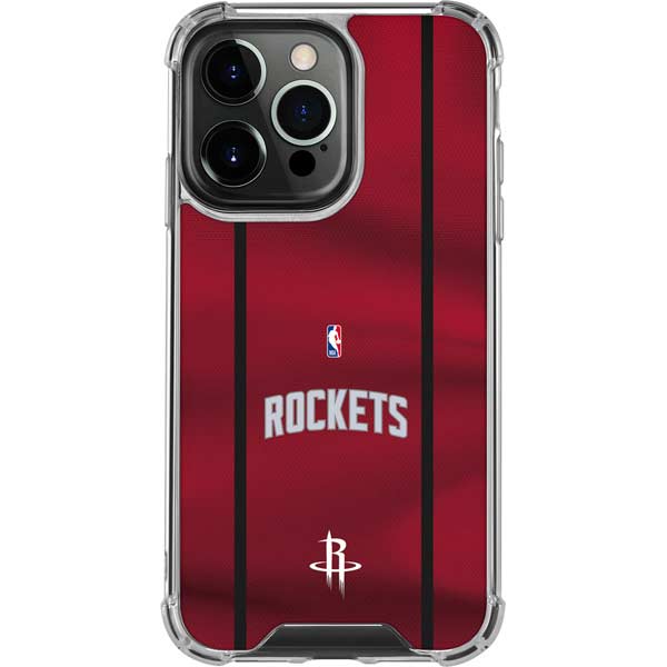 NBA Houston Rockets Jersey iPhone 15 Pro Clear Case