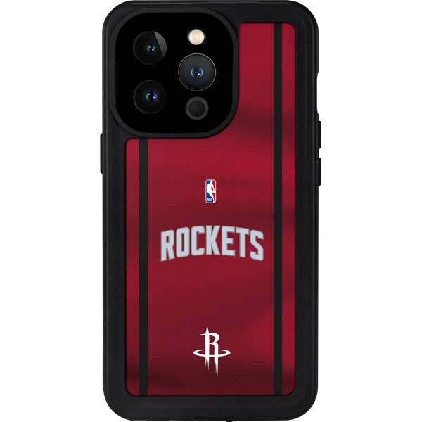 NBA Houston Rockets Jersey iPhone 15 Pro Waterproof Case