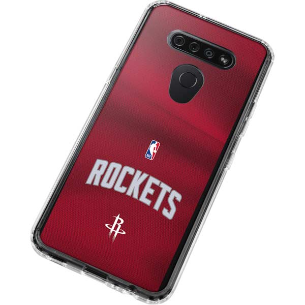 NBA Houston Rockets Jersey LG K51/Q51 Clear Case