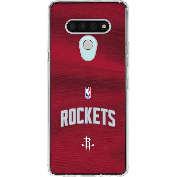 NBA Houston Rockets Jersey LG Stylo 6 Clear Case