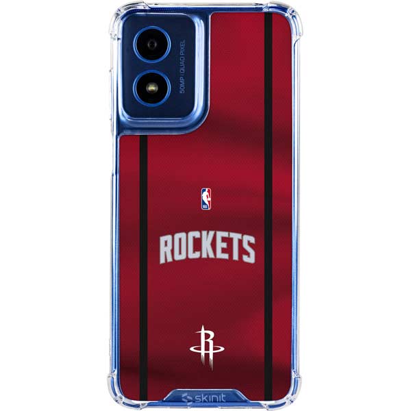 NBA Houston Rockets Jersey Moto G Play 4G (2024) Clear Case