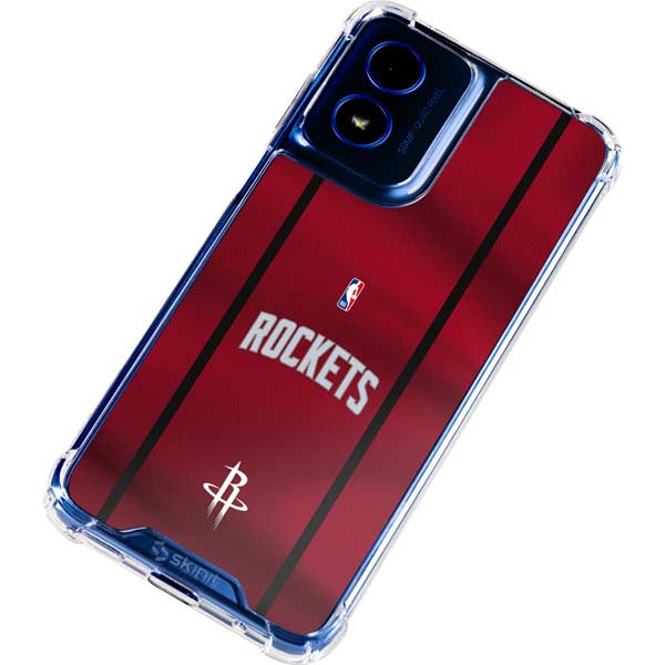 NBA Houston Rockets Jersey Moto G Play 4G (2024) Clear Case