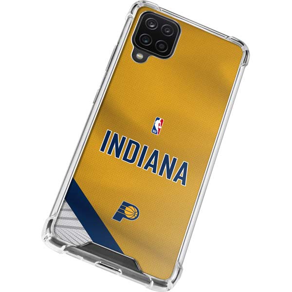 NBA Indiana Pacers Jersey Galaxy A12 Clear Case