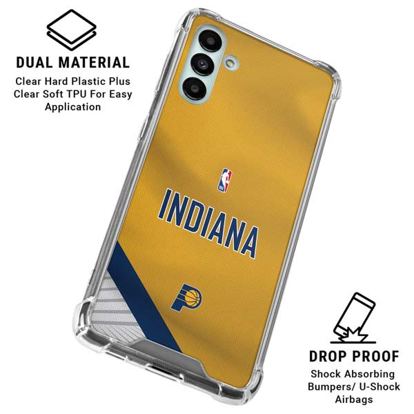 NBA Indiana Pacers Jersey Galaxy A13 5G Clear Case
