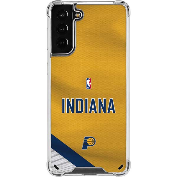 NBA Indiana Pacers Jersey Galaxy S21 Plus 5G Clear Case