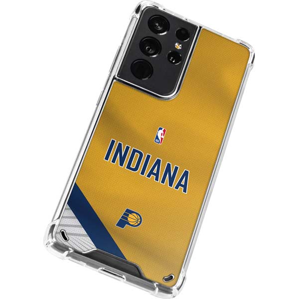 NBA Indiana Pacers Jersey Galaxy S21 Ultra 5G Clear Case