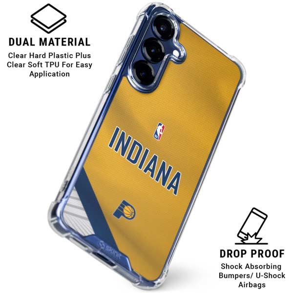 NBA Indiana Pacers Jersey Galaxy S25 Plus Clear Case